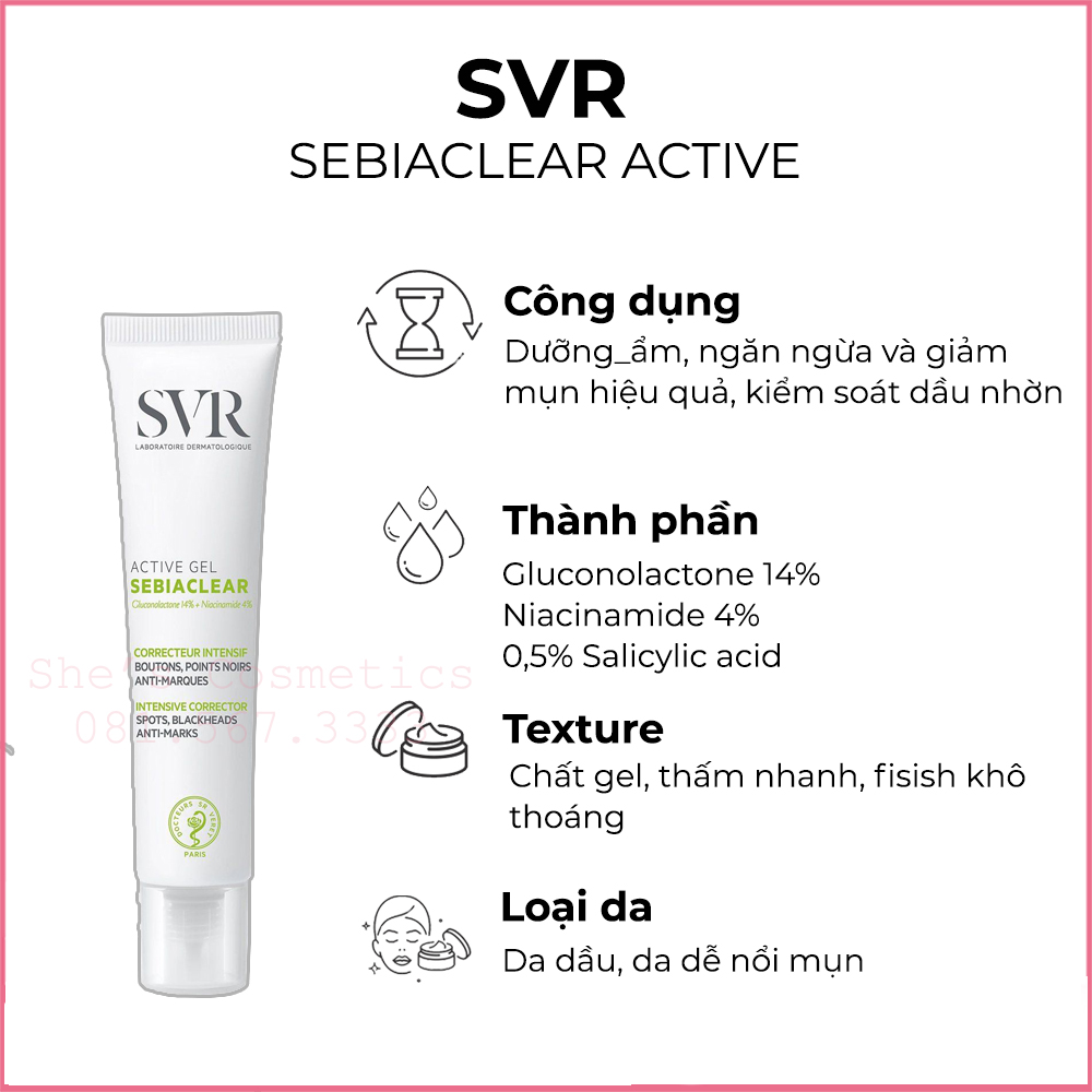 SVR Sebiaclear Active gel